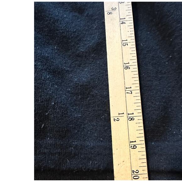 Neve Designs Wool 1/4 Zip Pullover Black Snow Flake Print Sweater Womens Size M - Picture 5 of 6